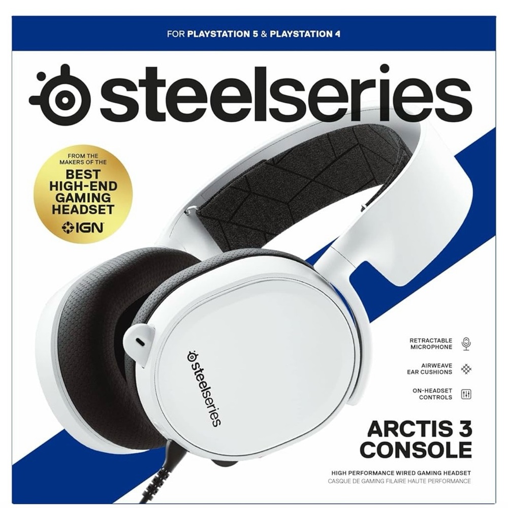 Arctis 3 Console White Gaming Headset